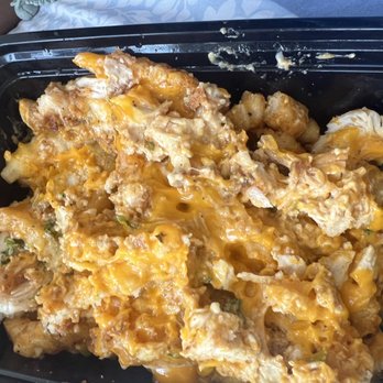Hot Chi Chicken - Cheat Day Fries, after they got halfway devoured - Fast Food Near Me - Chicago, Illinois