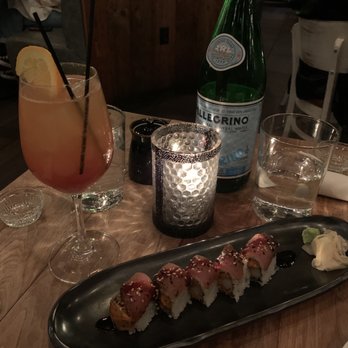 Catch - Hellfire Roll and Sunrise Spritz - Sushi Bars Near Me - West Hollywood, California