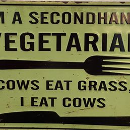 This describes a vegetarian in Texas This describes a vegetarian in Texas