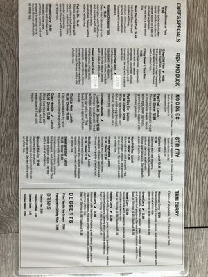 Menu photo 2 Thai Cuisine Evans Mills, NY Menu photo 2 Thai Cuisine Evans Mills, NY