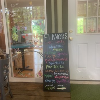 Vic's Place - some of the snow cone flavors - Mini Golf Near Me - Spruce Pine, North Carolina