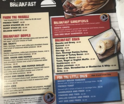 Menu photo 6 Dom's Diner Flint, MI