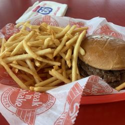 Steak ’n Shake - Burger and beef tallow fries - the way God intended.