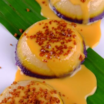Planet Grapes - Sapin-sapin with Salted Egg sauce - Filipino Near Me - Mandaluyong, NCR
