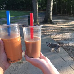 Tiger milk tea and kokee milk tea