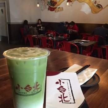 Taipei Cafe - Green tea latte!! Good - Taiwanese Near Me - Chicago, Illinois