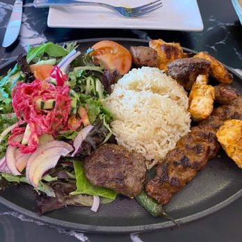 Galata Turkish Halal Grill Restaurant - Sample Platter - Turkish Near Me - Long Beach, California