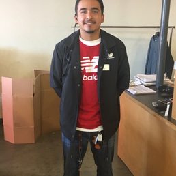 This is Rodolfo on the day of my shoe purchase at New Balance. He was a very pleasant salesman and made my shoe shopping experience easy. This is Rodolfo on the day of my shoe purchase at New Balance. He was a very pleasant salesman and made my shoe shopping experience easy.