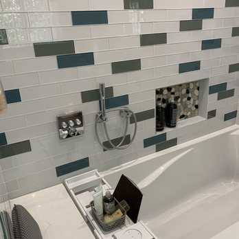 AGD Construction - Master Bathroom soaking tub with central controls - General Contractors Near Me