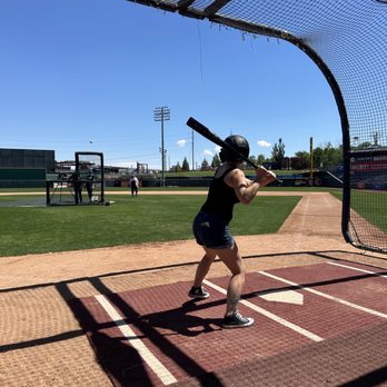 Greater Nevada Field - Batting practice won with organization I work for. - Stadiums & Arenas Near Me - Reno, Nevada