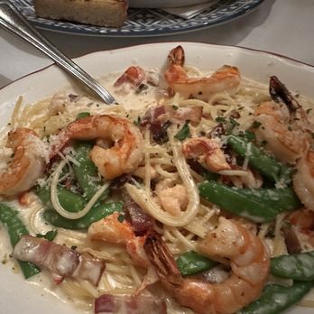 Maggiano's - Chef KB's Lobster Carbonara with shrimp added. - Italian Near Me - Overland Park, Kansas Maggiano's - Chef KB's Lobster Carbonara with shrimp added. - Italian Near Me - Overland Park, Kansas