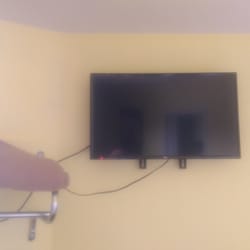 Tee Pee RV Park - Low & behold, flat screen tv! If you want to appreciate this place for what it is, you won't need this.