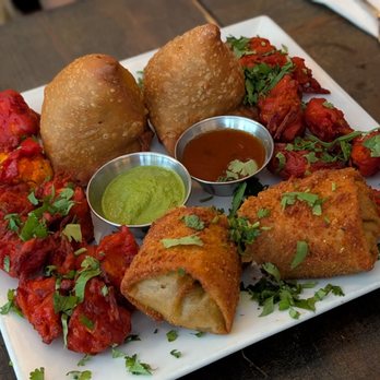 Atithi Indian Cuisine - Atithi Appetizer Sampler - Indian Near Me - Brooklyn, New York