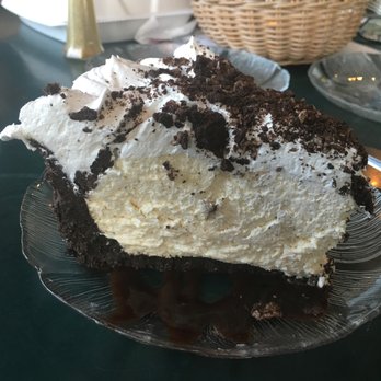 Black Pelican - Banana cream pie with Oreo crust - light, fluffy, and the perfect amount of sweetness - Seafood Near Me - Kitty Hawk, North Carolina