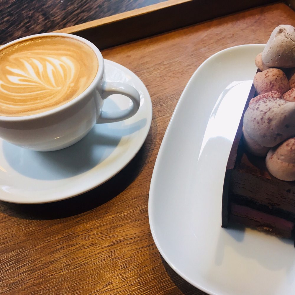 Thierry - Latte + chocolate cassis - Patisserie/Cake Shop Near Me - Vancouver, British Columbia Thierry - Latte + chocolate cassis - Patisserie/Cake Shop Near Me - Vancouver, British Columbia