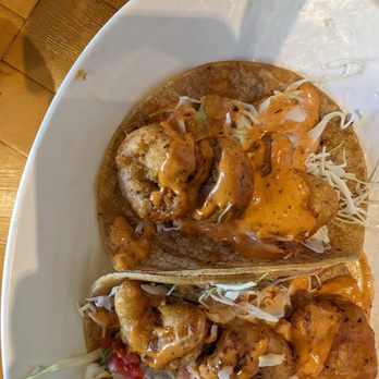 Rubio's Coastal Grill - Baja beer-battered shrimp taco plate. - Mexican Near Me - Irvine, California Rubio's Coastal Grill - Baja beer-battered shrimp taco plate. - Mexican Near Me - Irvine, California