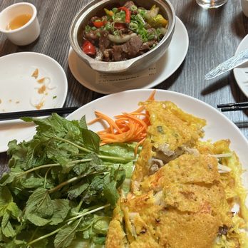 Ben Tre - Banh Xeo with veggies - Vietnamese Near Me - San Francisco, California