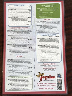 Menu photo 3 Tequila's Mexican Restaurant Jacksonville, FL Menu photo 3 Tequila's Mexican Restaurant Jacksonville, FL
