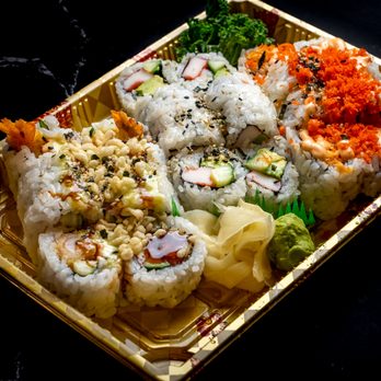 Moteru Sushi - a variety of sushi and vegetables - Sushi Bars Near Me - Mississauga, Ontario Moteru Sushi - a variety of sushi and vegetables - Sushi Bars Near Me - Mississauga, Ontario