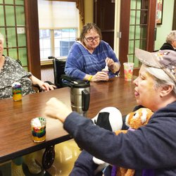 Medical Park West Rehabilitation & Skilled Care - Take a look at a few of the Rainbow Cake Jars our residents made in "Chef's Corner" yesterday!