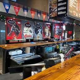 Bar area. Bar area.