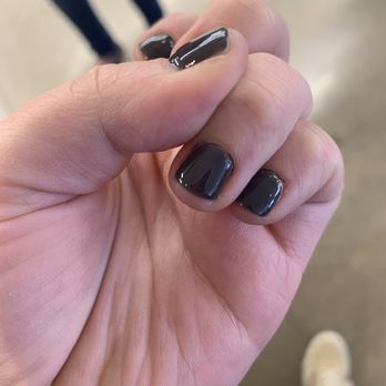 AA Nails - Gel polish mounds and uneven edges. - Nail Salons Near Me - Denver, Colorado