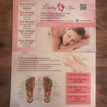 Lucky Foot Spa - Price and package deal - Massage Near Me - Syracuse, New York