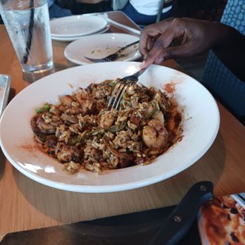 BJ's Restaurant & Brewhouse - My niece really enjoyed the New Orleans Jambalaya and Fried Couscous Mac & Cheese Balls. - Brewpubs Near Me - Rochester, New York BJ's Restaurant & Brewhouse - My niece really enjoyed the New Orleans Jambalaya and Fried Couscous Mac & Cheese Balls. - Brewpubs Near Me - Rochester, New York