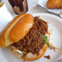 BBQ beef brisket burger...er sandwich. BBQ beef brisket burger...er sandwich.