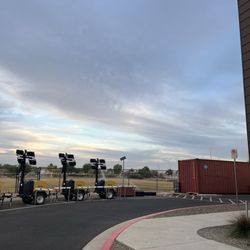 Highland Prep - The view of the sky from the back of the school