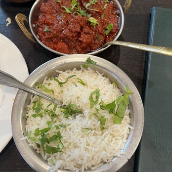 Haveli Indian Kitchen - Lamb vindaloo and rice - Indian Near Me - Tampa, Florida