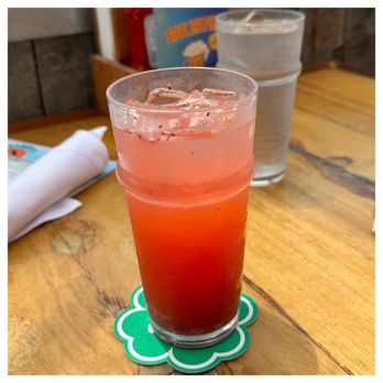 Sandy's Beach Shack - Strawberry Lemonade - Cocktail Bars Near Me - Huntington Beach, California Sandy's Beach Shack - Strawberry Lemonade - Cocktail Bars Near Me - Huntington Beach, California