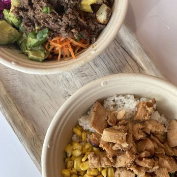 Bibibop Asian Grill - Korean BBQ beef bowl and a chicken bowl - Salad Near Me - Powell, Ohio