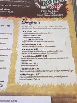 Menu photo 2 Three Dollar Cafe Peachtree Corners, GA