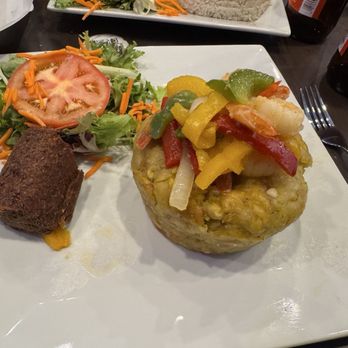 Kiosko 787 - Mofongo Con Camarones Al Ajillo - Puerto Rican Near Me - Brooklyn, New York