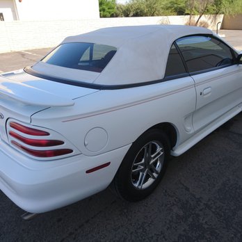 Showcase Ceramic Coating Solutions - 1994 Mustang - from rough finish to smooth. - Auto Detailing Near Me - Gilbert, Arizona