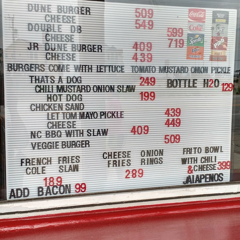 Dune Burger - Menu - Burgers Near Me - Nags Head, North Carolina Dune Burger - Menu - Burgers Near Me - Nags Head, North Carolina