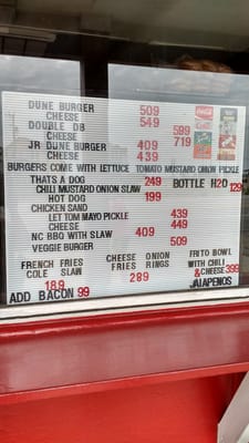 Menu photo 3 Dune Burger Nags Head, NC