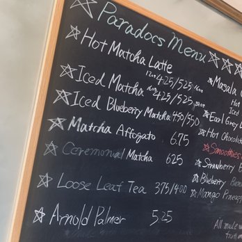 Paradocs Coffee and Tea - Menu - Coffee & Tea Near Me - Los Angeles, California