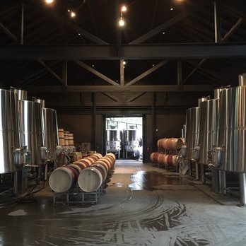 Sinegal Estate - The fermentation vats and barrels. - Wineries Near Me - Saint Helena, California Sinegal Estate - The fermentation vats and barrels. - Wineries Near Me - Saint Helena, California