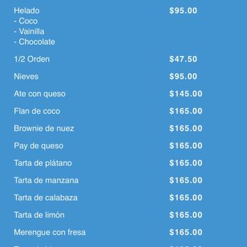 Entremar - Menu - Mexican Near Me - México, D.F., DIF Entremar - Menu - Mexican Near Me - México, D.F., DIF
