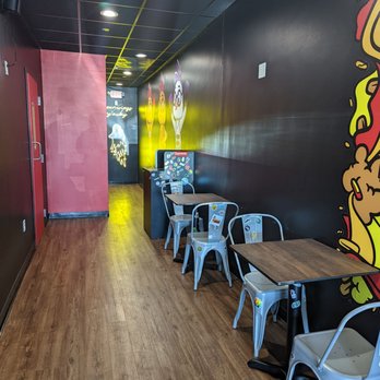Birdies Hot Chicken - tables and chairs in a restaurant - Fast Food Near Me - Brockton, Massachusetts Birdies Hot Chicken - tables and chairs in a restaurant - Fast Food Near Me - Brockton, Massachusetts