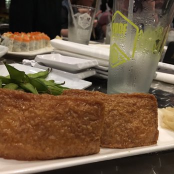 Izzy Pub & Sushi - White rice covered in tofu skin. - Izakaya Near Me - Tallahassee, Florida Izzy Pub & Sushi - White rice covered in tofu skin. - Izakaya Near Me - Tallahassee, Florida