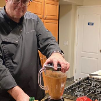 Chef Tim - Chef Tim making Spanish gazpacho - Personal Chefs Near Me