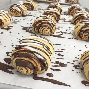 Cookies By George - chocolate drizzles on a baking sheet - Bakeries Near Me - Edmonton, Alberta Cookies By George - chocolate drizzles on a baking sheet - Bakeries Near Me - Edmonton, Alberta