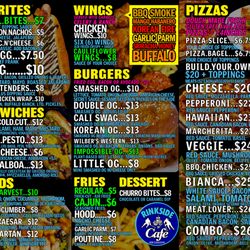 Rinkside Cafe - Full Menu