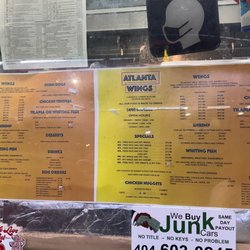 Atlanta Wings - Menu