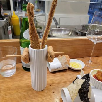 Di Martino Sea Front - Bread stick and dried up donut thingy.. Had fancy name for it but forgot - Italian Near Me - Naples, NA
