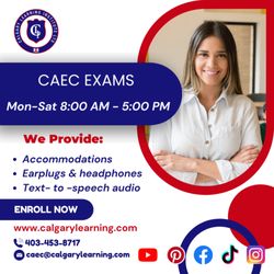 Calgary Learning Institute - CAEC Exam book your exam