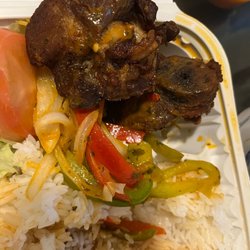 Plat creole - Fried turkey meal